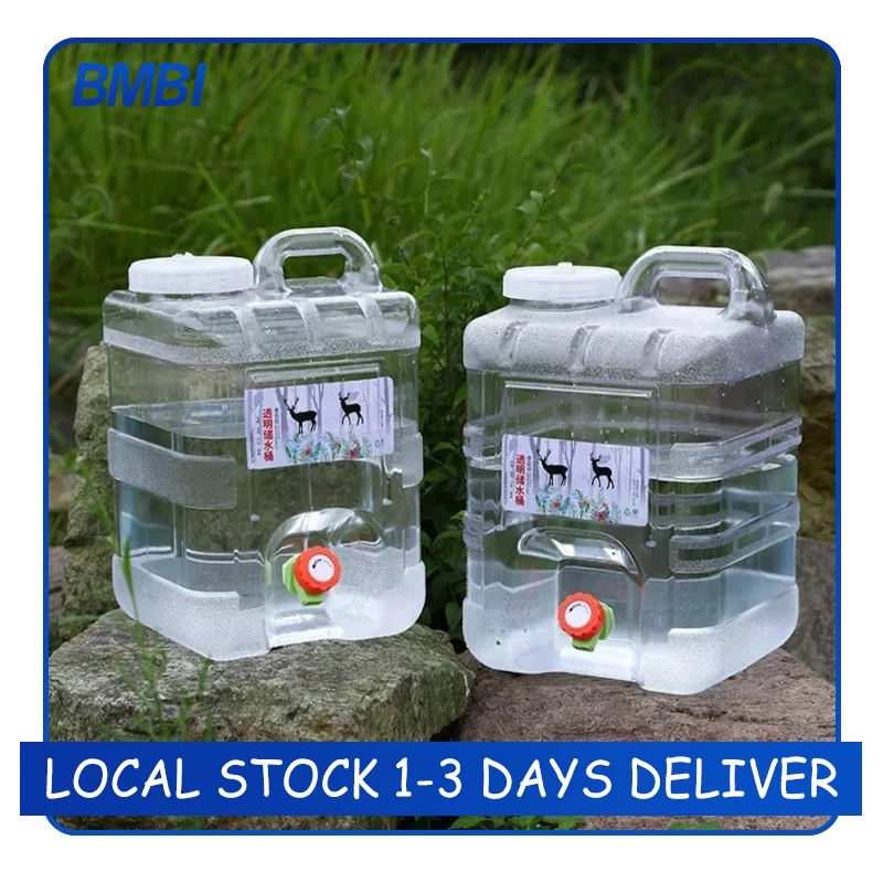 Portable Food-Grade Water Container with Faucet
